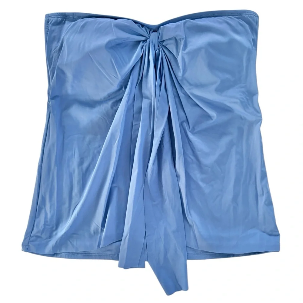 Tommy Bahama Pearl Sarong Wrap Bandini Top - Blue Monday - Picture 3 of 10